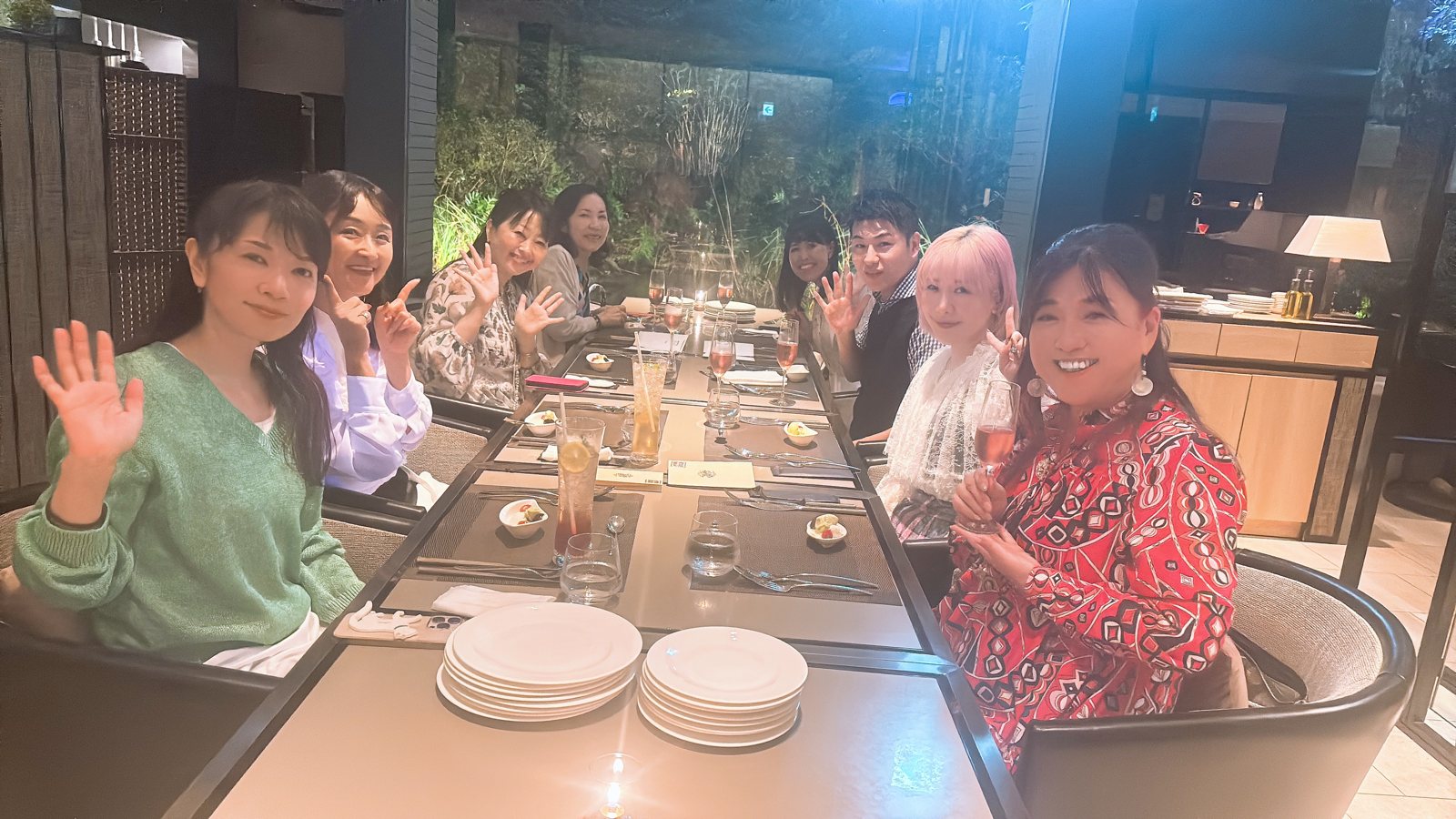 PLCプラチナ 月次ミーティング後の食事会（田中祐一とメンバー）